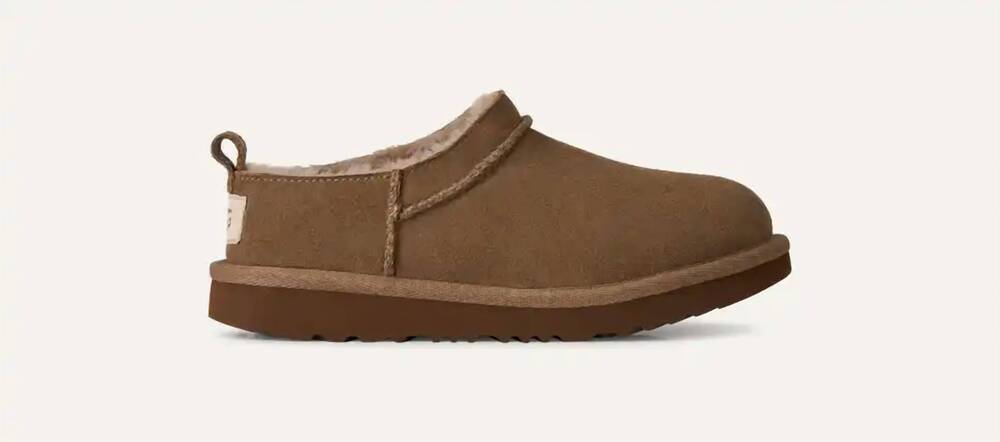 NEW UGG women's classic micro shoe in light bronze